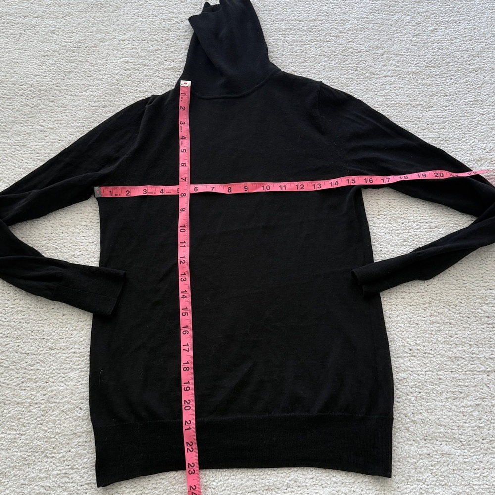 J. Crew Black Knit Turtleneck Size Small - Picture 6 of 8